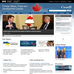 Foreign Affairs and International Trade Canada (DFAIT)