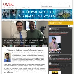 Information Systems - UMBC