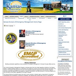 Kansas Adjutant General's Department - Kansas Division of Emergency Management Home Page
