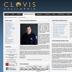 City of Clovis > Departments and Services > Police Department