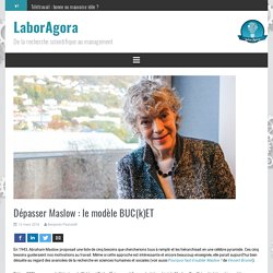 Dépasser Maslow : le modèle BUC(k)ET – LaborAgora