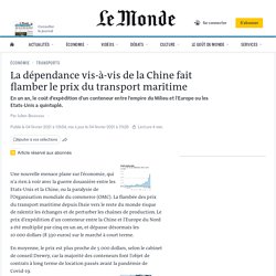 La dépendance vis-à-vis de la Chine fait flamber le prix du transport maritime