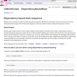 LSBInitScripts/DependencyBasedBoot