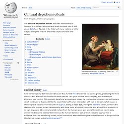Cultural depictions of cats