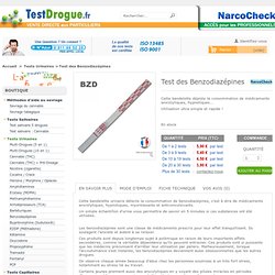 Test urinaire de dépistage des Benzodiazépines