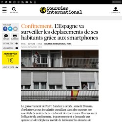 L’Espagne va surveiller les déplacements de ses habitants grâce aux smartphones