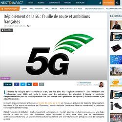Déploiement de la 5G : feuille de route et ambitions françaises