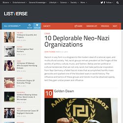 10 Deplorable Neo-Nazi Organizations