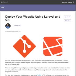 Deploy Your Website Using Laravel and Git