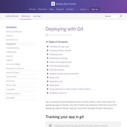 Deploying with Git