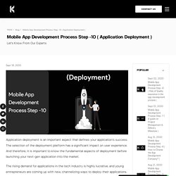 Mobile App Deployment Process