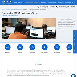 Windows Server 2012 Deployment MCSA Training in Dallas & Arlington, TX