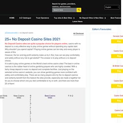 Try 25+ no deposit casino sites 2021 Real Money Today?