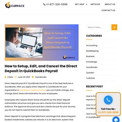 How to Cancel the Direct Deposit in QuickBooks Payroll?