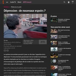 Dépression : de nouveaux espoirs ?