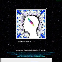 Amygdala Amazing Brain Adventure- Neil Slade amygdala, frontal lobes, release, cure and alleviate anxiety and depression; increase Creativity, Intelligence, Pleasure, Music
