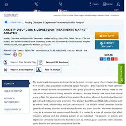 Anxiety Disorders & Depression Treatments Market 2026