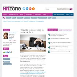 HR guide to depression in the workplace