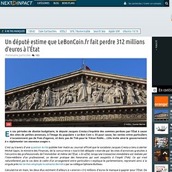 Un député estime que LeBonCoin.fr fait perdre 312 millions d'euros à l’État