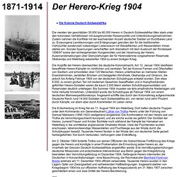 Der Herero-Krieg 1904