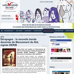 Dérapages : la nouvelle bande dessinée du Mouvement du Nid, signée DERIB