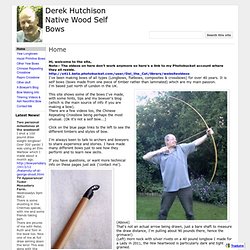 Derek Hutchison Native Wood Self Bows
