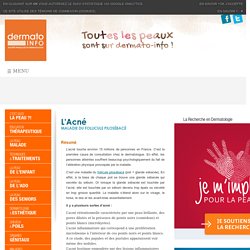 Dossier L'Acné Site de la SFD (Dermatologie)