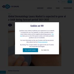 Global Dermatology Lasers Market is expected to grow at a CAGR during forecast period 2021-2025