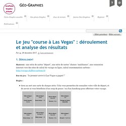 Le jeu "course à Las Vegas" : déroulement et analyse des résultats - Géo-Graphies