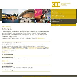 Kulturveranstaltungen des Bundes in Berlin GmbH (KBB)