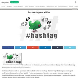 Des hashtags aux articles