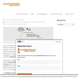 Des intelligences multiplesLeWebPédagogique