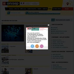 Des métiers par secteur