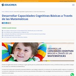 Desarrollar Capacidades Cognitivas Básicas a Través de las Matemáticas