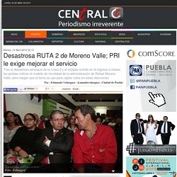 Desastrosa RUTA 2 de Moreno Valle; PRI le exige mejorar el servicio