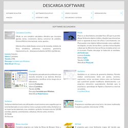 Descarga Software .EDUCACION SECUNDARIA