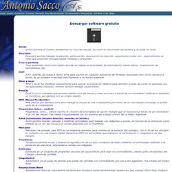 Antonio Sacco - Descargar software gratuito