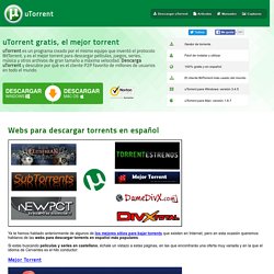 Webs para descargar torrents en español