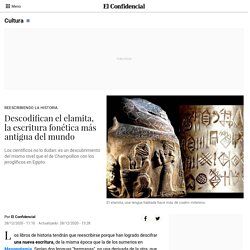 Historia: Descodifican el elamita, la escritura fonética más antigua del mundo