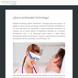 Descripción Wearable Technology & Internet of Things: Tecnología para llevar puesta