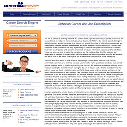 Librarian Career and Job Description