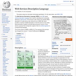 Web Services Description Language - Wikipedia, the free encyclop