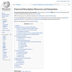 Universal Description Discovery and Integration
