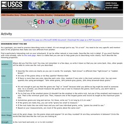 USGS Schoolyard Geology