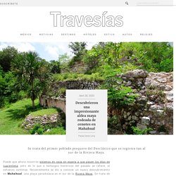 Descubrieron una aldea maya rodeada de cenotes en Mahahual