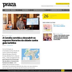 A Coruña convida a descubrir os espazos literarios da cidade cunha guía turística