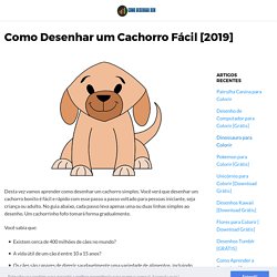 Como Desenhar um Cachorro Fácil [2019]