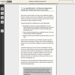 Desenvolupament socioafectiu