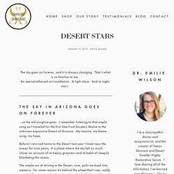 Desert Stars — Sanos Skincare