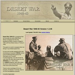 Desert War 1940-43